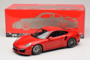 Porsche 911 991 Turbo S Червен Minichamps 1:18 110062320 Метал — снимка 8 от 8