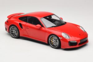 Porsche 911 991 Turbo S Червен Minichamps 1:18 110062320 Метал — снимка 6 от 8