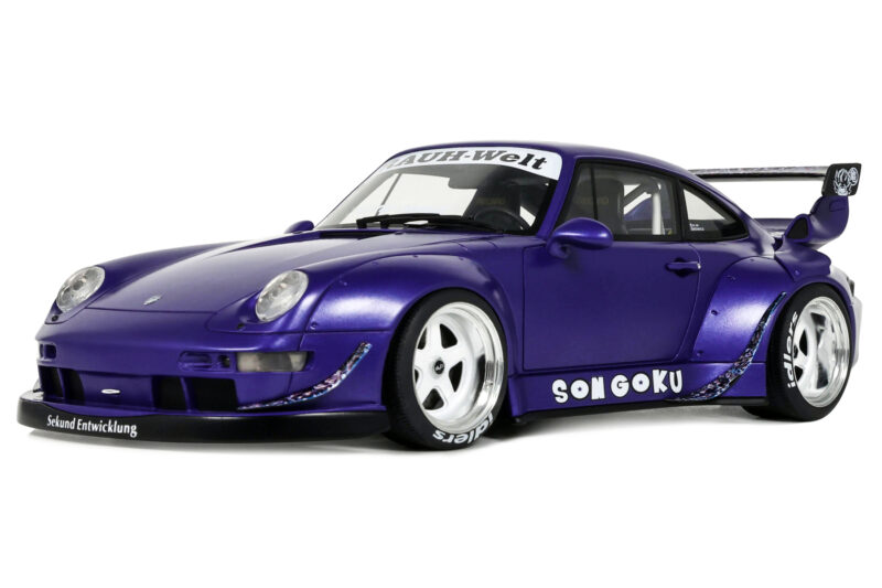 Porsche 911 993 RWB Son Goku Purple GT Spirit 1:18 Porsche 911 993 RWB Son Goku Purple GT Spirit 1:18 GT571 Смола