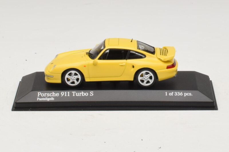 Porsche 911 993 Turbo S Жълт Minichamps 1:43 Porsche 911 993 Turbo S Жълт Minichamps 1:43 430069270 Метал