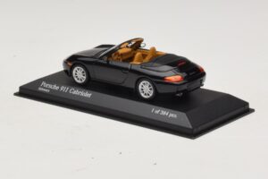 Porsche 911 996 Кабриолет Черен Металик Minichamps 1:43 400061090 Метал — снимка 3 от 4