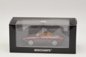 Porsche 911 996 Кабриолет Червен Металик Minichamps 1:43 400061092 Метал — снимка 4 от 4