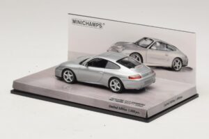 Porsche 911 996 Carrera 40-Годишнина Сребърен Minichamps 1:43 436061070 Метал — снимка 3 от 5