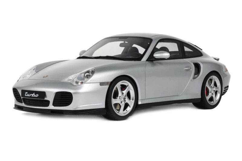 Porsche 911 996 Turbo Polar Silver GT Spirit 1:18 GT567 Смола