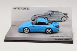 Porsche 911 996 Turbo S 3.6 Юбилейно Издание Син Minichamps 1:43 436069270 Метал