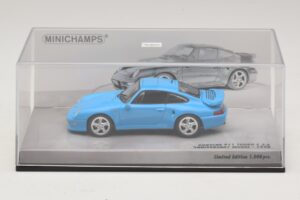 Porsche 911 996 Turbo S 3.6 Юбилейно Издание Син Minichamps 1:43 436069270 Метал — снимка 4 от 5