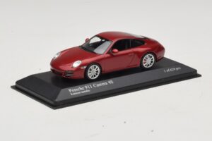 Porsche 911 997 Carrera 4S Red Metallic Minichamps 1:43 400066422 Метал — снимка 2 от 4