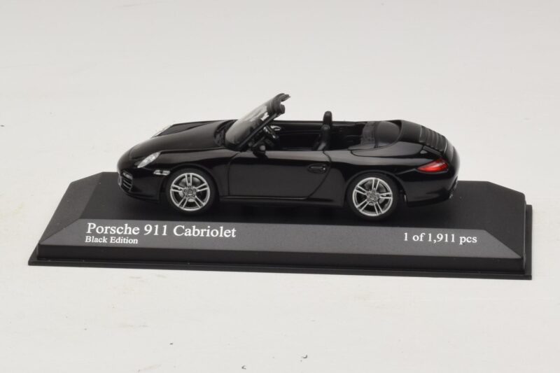 Porsche 911 997 Carrera Кабриолет Black Edition Minichamps 1:43 Porsche 911 997 Carrera Кабриолет Black Edition Minichamps 1:43 400066434 Метал