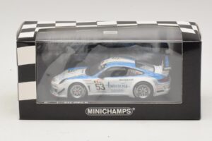 Porsche 911 997 GT3 R #53 Vannelet / Pyroles Class Winners 24 Hours of Spa 2010 Minichamps 1:43 400108953 Метал — снимка 4 от 4