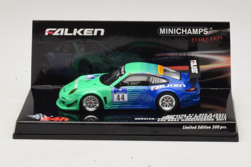 Porsche 911 997 GT3 R Falken #44 Nurburgring 2011 Minichamps 1:43 447116144 Метал