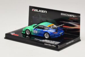 Porsche 911 997 GT3 R Falken #44 Nurburgring 2011 Minichamps 1:43 447116144 Метал — снимка 3 от 5