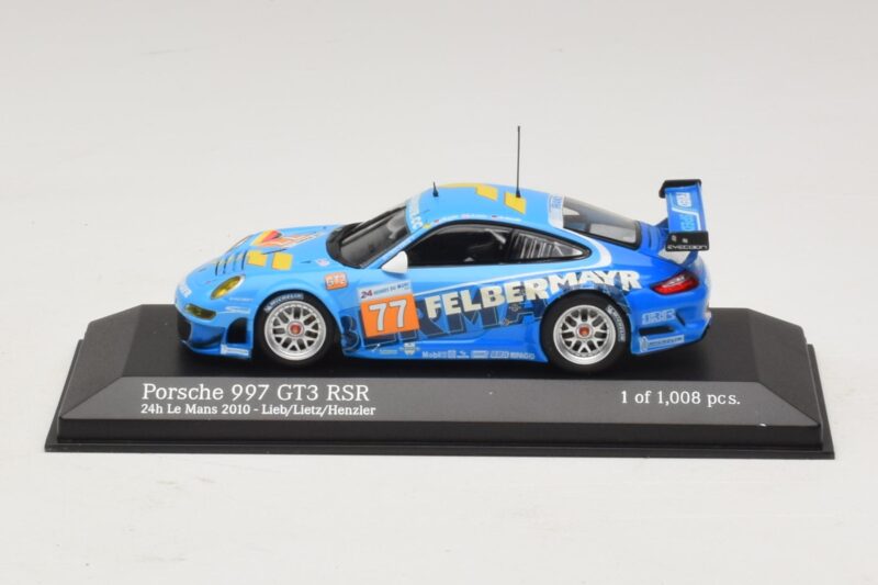 Porsche 911 997 GT3 RSR GT2 #77 M. Lieb / R. Lietz / W. Henzler 24 Hours of Le Mans 2010 Minichamps 1:43 Porsche 911 997 GT3 RSR GT2 #77 M. Lieb / R. Lietz / W. Henzler 24 Hours of Le Mans 2010 Minichamps 1:43 410106977 Метал