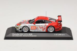 Porsche 911 997 GT3 RSR GT2 #80 S. Neiman / D. Law 24 Hours of Le Mans 2010 Minichamps 1:43 410106980 Метал