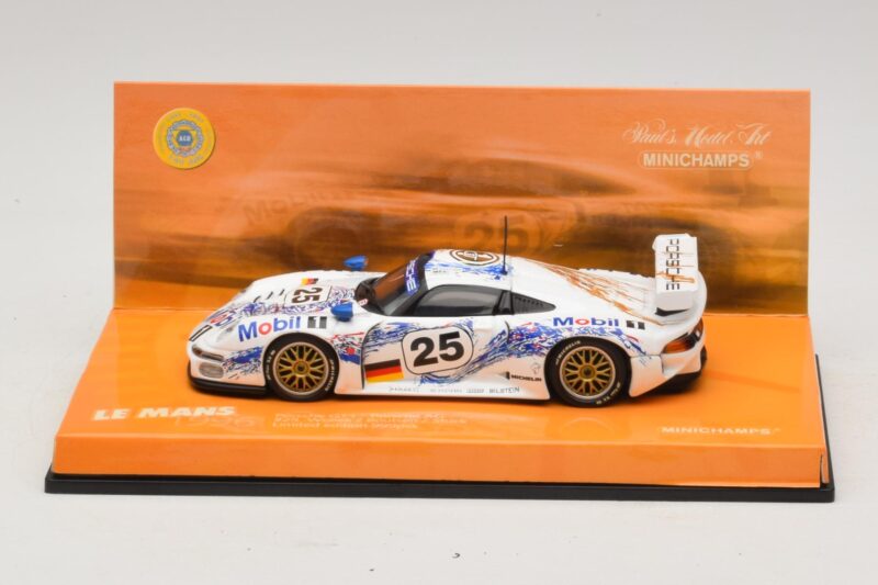 Porsche 911 GT1 #25 B. Wollek / T. Boutsen / H-J. Stuck 24 Hours of Le Mans 1996 Minichamps 1:43 403966625 Метал