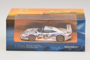 Porsche 911 GT1 #25 B. Wollek / T. Boutsen / H-J. Stuck 24 Hours of Le Mans 1996 Minichamps 1:43 403966625 Метал — снимка 5 от 5