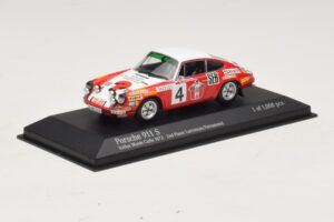 Porsche 911 S #4 G. Larrousse / J-C. Perramond 2nd Place Rally Monte Carlo 1972 Minichamps 1:43 400726804 Метал — снимка 2 от 4