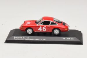 Porsche 911 S #46 Cahier / Killy Class Winners Targa Florio 1967 Minichamps 1:43 430676746 Метал