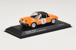 Porsche 914/6 #1 G. Larrousse / J-C. Perramond Rally Monte Carlo 1971 Minichamps 1:43 400716501 Метал — снимка 2 от 4