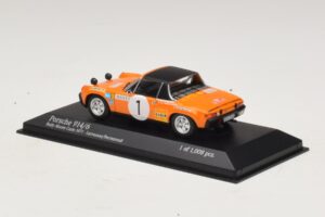 Porsche 914/6 #1 G. Larrousse / J-C. Perramond Rally Monte Carlo 1971 Minichamps 1:43 400716501 Метал — снимка 3 от 4