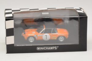 Porsche 914/6 #1 G. Larrousse / J-C. Perramond Rally Monte Carlo 1971 Minichamps 1:43 400716501 Метал — снимка 4 от 4