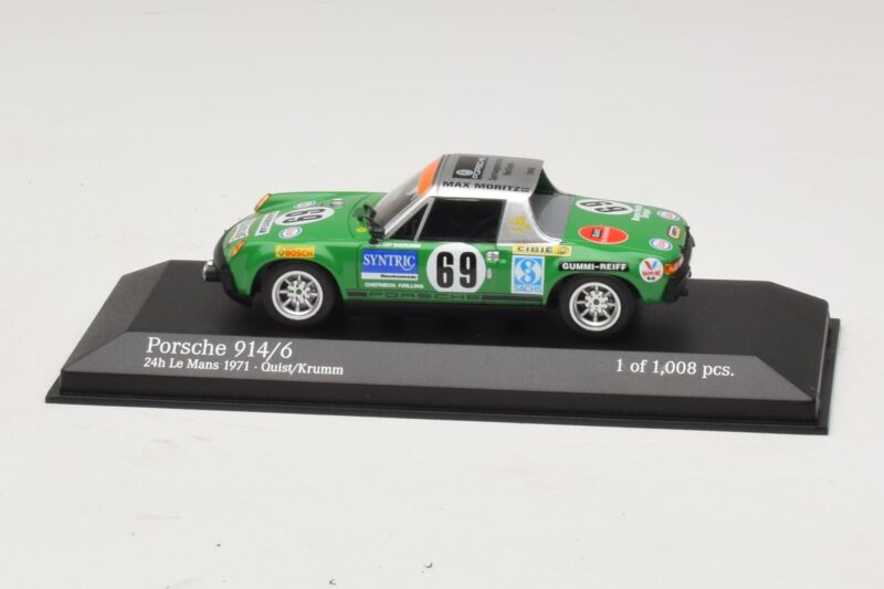 Porsche 914/6 Max Moritz Racing #69 Quist / Krumm 24 Hours of Le Mans 1971 Minichamps 1:43 Porsche 914/6 Max Moritz Racing #69 Quist / Krumm 24 Hours of Le Mans 1971 Minichamps 1:43 400716569 Метал