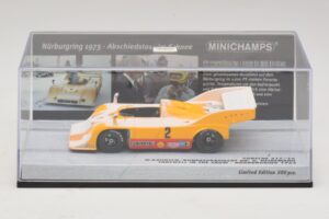 Porsche 917/10 #2 W. Kauhsen Farewell In The Snow Nurburgring 1973 Minichamps 1:43 437736592 Метал — снимка 4 от 5