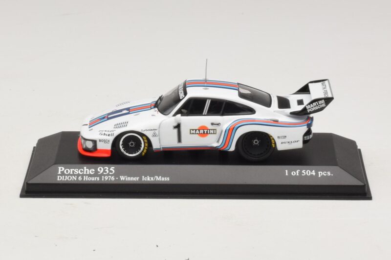 Porsche 935 Martini Racing #1 R. Stommelen / M. Schurti Winner Dijon 6 Hours 1976 Minichamps 1:43 400766311 Метал