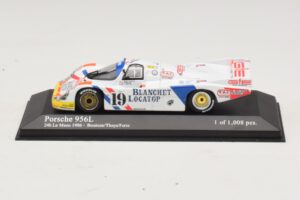 Porsche 956L #19 T. Boutsen / D. Theys 24 Hours of Le Mans 1986 Minichamps 1:43 430866519 Метал