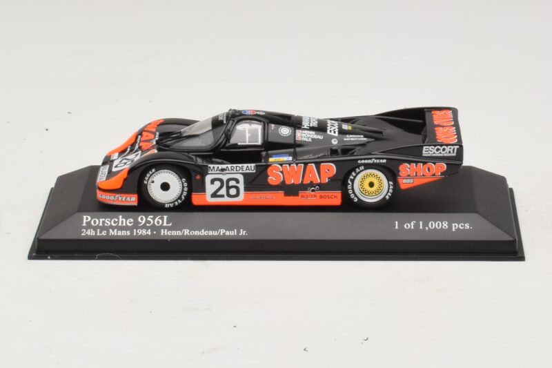 Porsche 956L #26 T-Bird Swap Shop P. Henn / J. Rondeau 24 Hours of Le Mans 1984 Minichamps 1:43 430846526 Метал