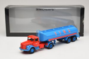 Scania L110S Tanksattelzug FINA Minichamps 1:43 499126970 Метал — снимка 6 от 6
