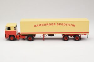 Scania LB111S Koffersattelzug Hamburger Spedition Minichamps 1:43 499123880 Метал — снимка 3 от 6
