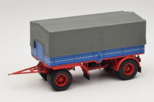 Ремарке за Камион Син Червен Minichamps 1:43 439159092 Метал