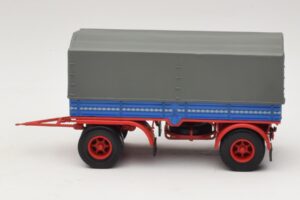 Ремарке за Камион Син Червен Minichamps 1:43 439159092 Метал — снимка 3 от 6