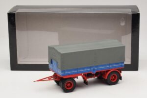 Ремарке за Камион Син Червен Minichamps 1:43 439159092 Метал — снимка 6 от 6