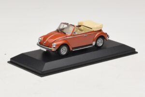 Volkswagen 1200 Кабриолет Hebmuller Червен Minichamps 1:43 430052032 Метал — снимка 2 от 4