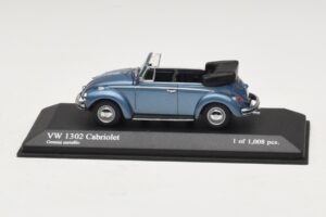 Volkswagen 1302 Кабриолет Син Металик Minichamps 1:43 430055042 Метал