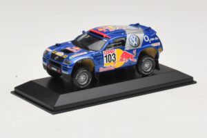 Volkswagen Race Touareg #103 B. Saby / R. Perin Winner Rally Por Las Pampas 2005 Резервна Кутия Minichamps 1:43 436055303-R1  — снимка 2 от 4