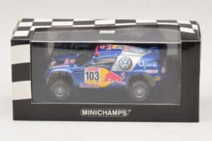 Volkswagen Race Touareg #103 B. Saby / R. Perin Winner Rally Por Las Pampas 2005 Резервна Кутия Minichamps 1:43 436055303-R1  — снимка 4 от 4