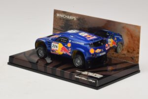 Volkswagen Race Touareg Red Bull #224 B. Saby / Stevenson Dakar Rally 2005 Minichamps 1:43 436045324 Метал — снимка 3 от 5