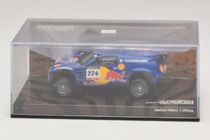 Volkswagen Race Touareg Red Bull #224 B. Saby / Stevenson Dakar Rally 2005 Minichamps 1:43 436045324 Метал — снимка 4 от 5