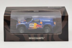 Volkswagen Race Touareg Red Bull #224 B. Saby / Stevenson Dakar Rally 2005 Minichamps 1:43 436045324 Метал — снимка 5 от 5