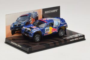 Volkswagen Race Touareg Red Bull #307 B. Saby / M. Perin Dakar Rally 2005 Minichamps 1:43 436055307 Метал — снимка 2 от 5