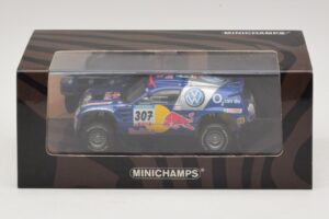 Volkswagen Race Touareg Red Bull #307 B. Saby / M. Perin Dakar Rally 2005 Minichamps 1:43 436055307 Метал — снимка 5 от 5