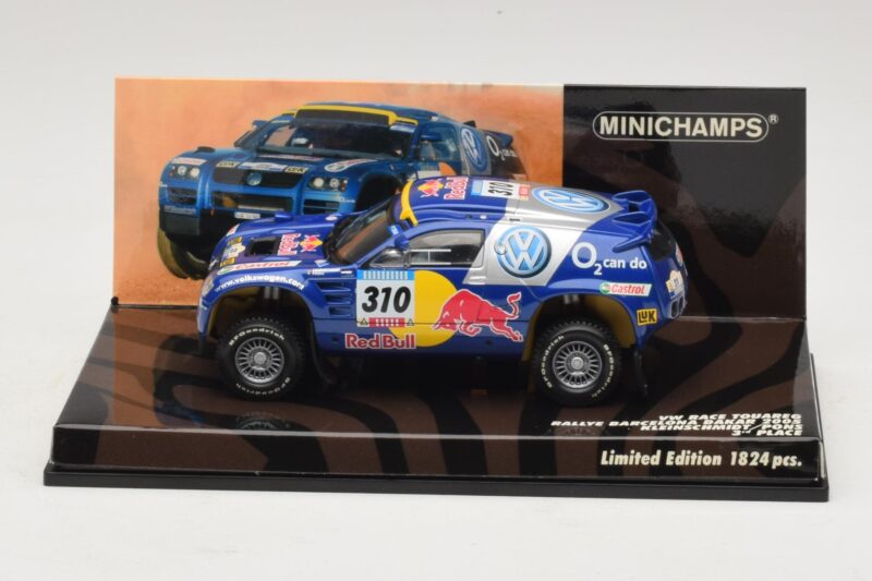 Volkswagen Race Touareg Red Bull #310 J. Kleinschmidt / F. Pons Dakar Rally 2005 Minichamps 1:43 436055310 Метал