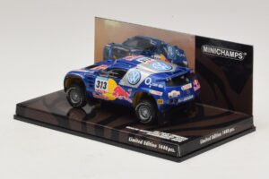 Volkswagen Race Touareg Red Bull #313 J. Kankkunen / J. Repo Dakar Rally 2005 Minichamps 1:43 436055313 Метал — снимка 3 от 5