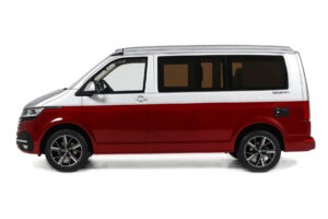Volkswagen T6.1 California Ocean Tornado Red / Reflex Silver Otto 1:18 OT1342 Смола — снимка 3 от 5