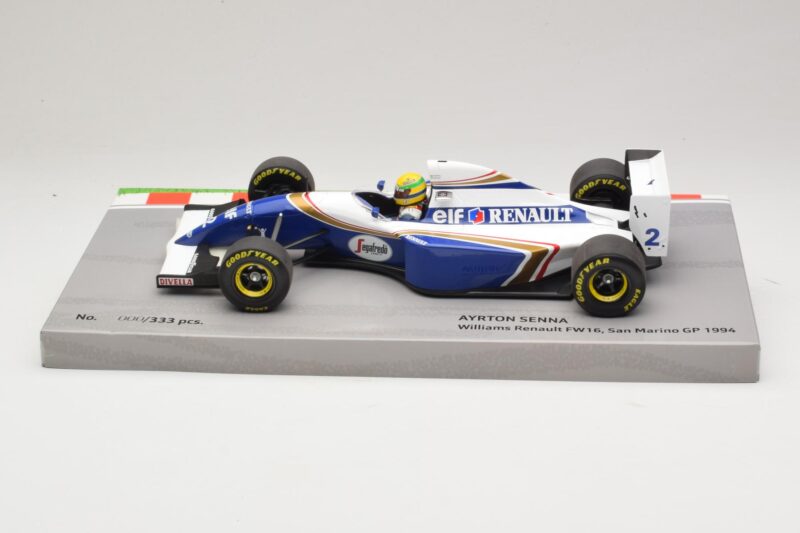 Williams FW16 Renault #2 A. Senna San Marino GP 1994 Minichamps 1:18 543941833 Метал