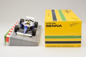 Williams FW16 Renault #2 A. Senna San Marino GP 1994 Minichamps 1:18 543941833 Метал — снимка 7 от 7