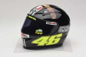 Каска AGV V. Rossi MotoGP Jerez Test 2007 Minichamps 1:2 327070046 Метал
