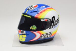 Каска AGV V. Rossi MotoGP Sepang 2005 Minichamps 1:2 327050066 Diecast